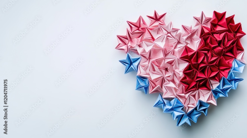 Valentine’s Day greeting card background template with heart shape Valentine’s Day greeting card background template with heart shape