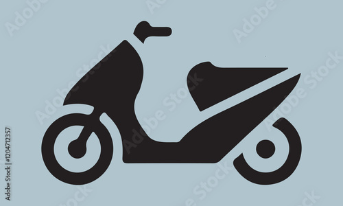 Scooter Vector Art art vector illustration Calligraphy t shirt design, card, flyer, Hand drawn lettering phrase, svg Files for Cutting Cricut and Silhouette, EPS 10