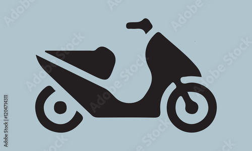 Scooter Vector Art art vector illustration Calligraphy t shirt design, card, flyer, Hand drawn lettering phrase, svg Files for Cutting Cricut and Silhouette, EPS 10