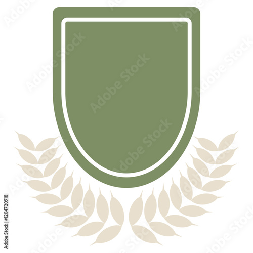 Badge laurel vector