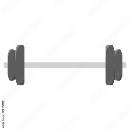 dumbbell isolated on white background