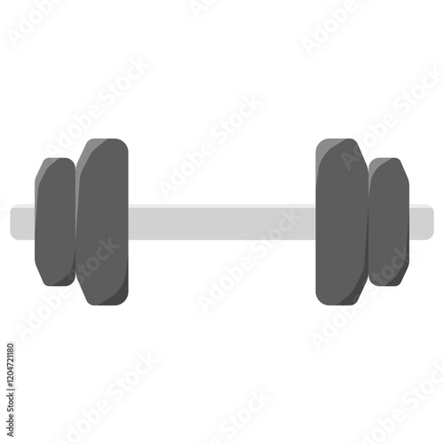 dumbbell isolated on white background