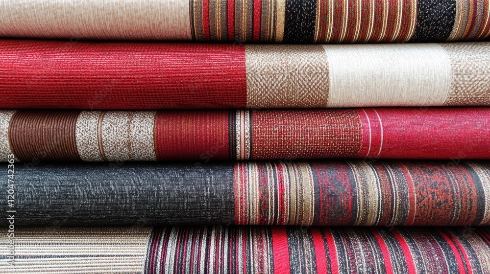 Colorful textile fabric texture, AI generated image Colorful textile fabric texture, AI generated image