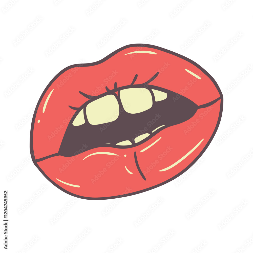 Obraz premium Mouth Illustration