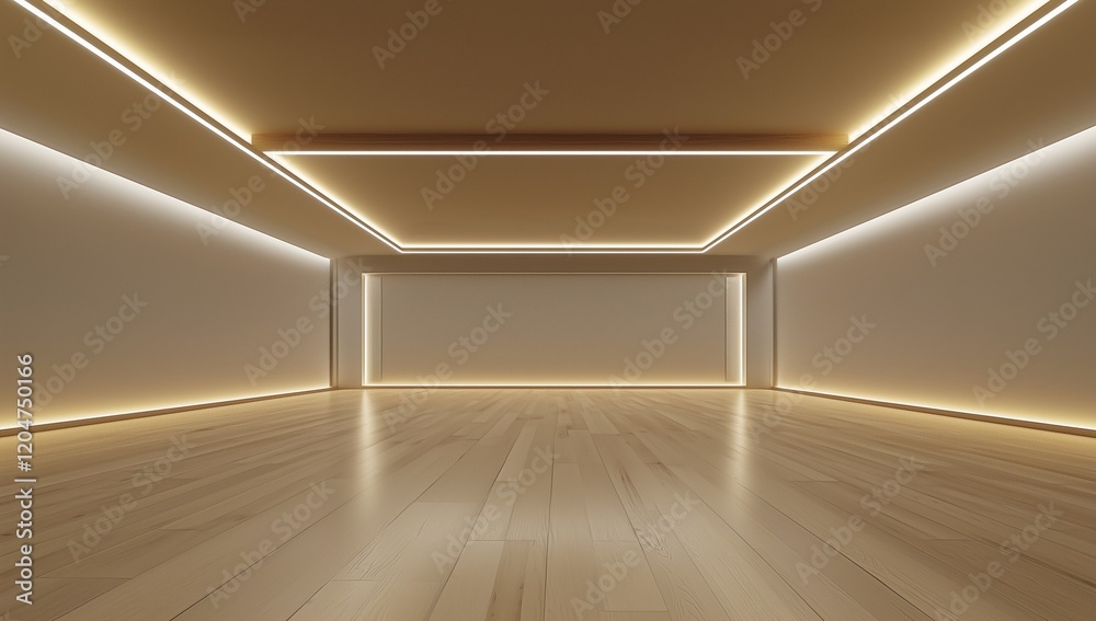 Tea room 3D model with a variety of seating and peaceful atmosphere.