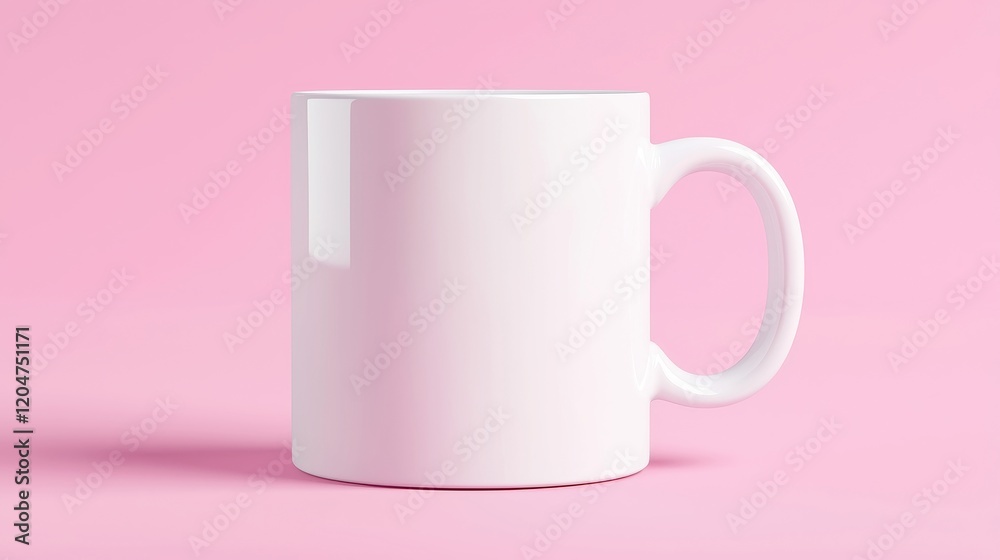 Ceramic Coffee Mug on Minimalist Surface, a simple white mug rests on a clean tabletop, inviting warmth and comfort in a serene, uncluttered environment. Ceramic Coffee Mug on Minimalist Surface, a simple white mug rests on a clean tabletop, inviting warmth and comfort in a serene, uncluttered environment.