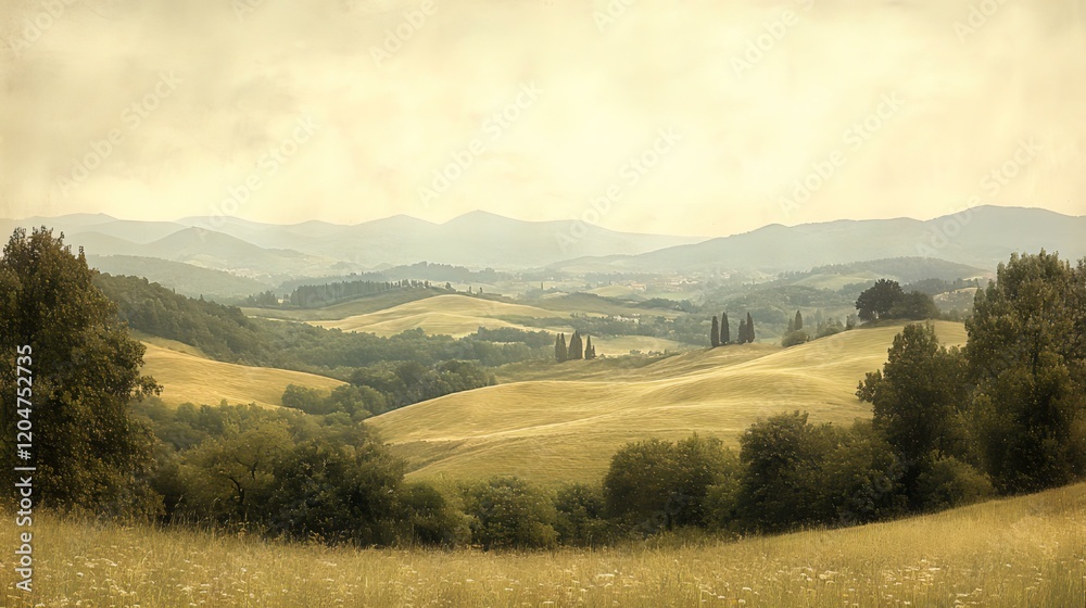 Obraz premium Tranquil Tuscan Hills