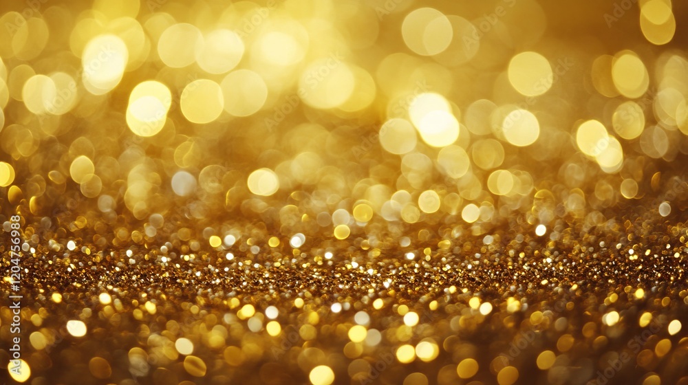 A gold background with a lot of glitter A gold background with a lot of glitter