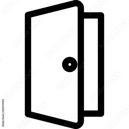 Door line icon