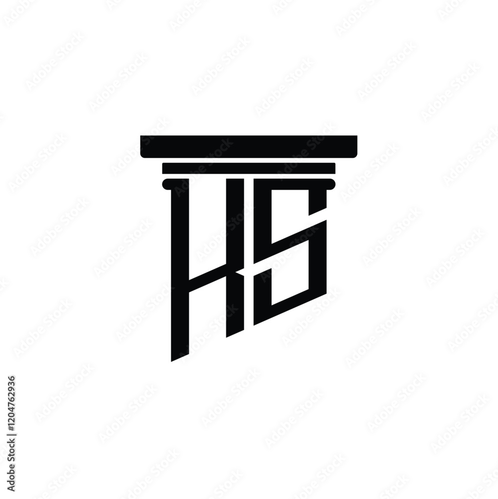KS monogram logo design letter text name symbol monochrome logotype alphabet character simple logo KS monogram logo design letter text name symbol monochrome logotype alphabet character simple logo