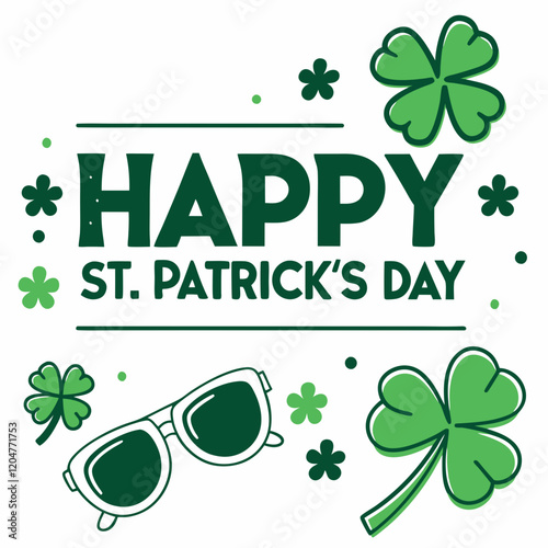 Happy St. Patrick Day Vector Illustration