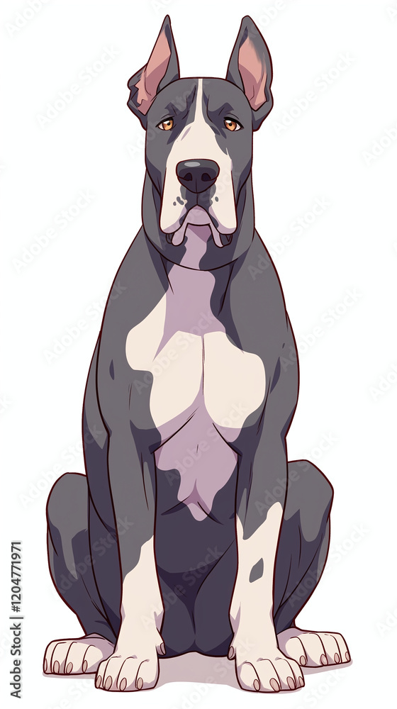 Fototapeta premium Majestic Great Dane Portrait