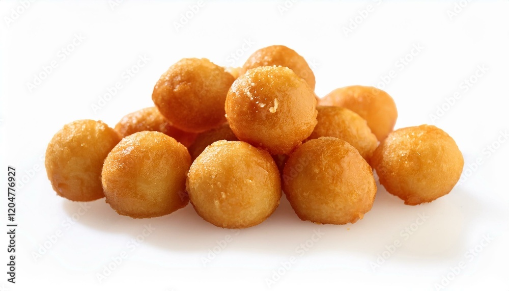 Golden-brown fried dough balls, a sweet treat. Golden-brown fried dough balls, a sweet treat.