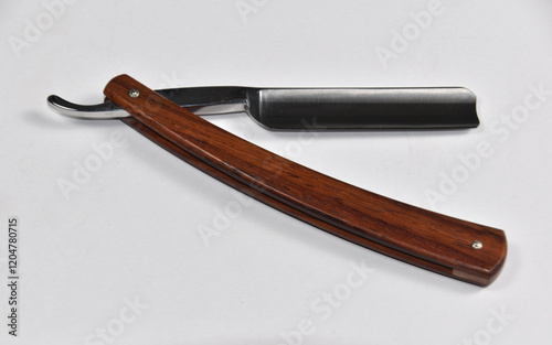 Straight Razor with Cocobolo Scales photo