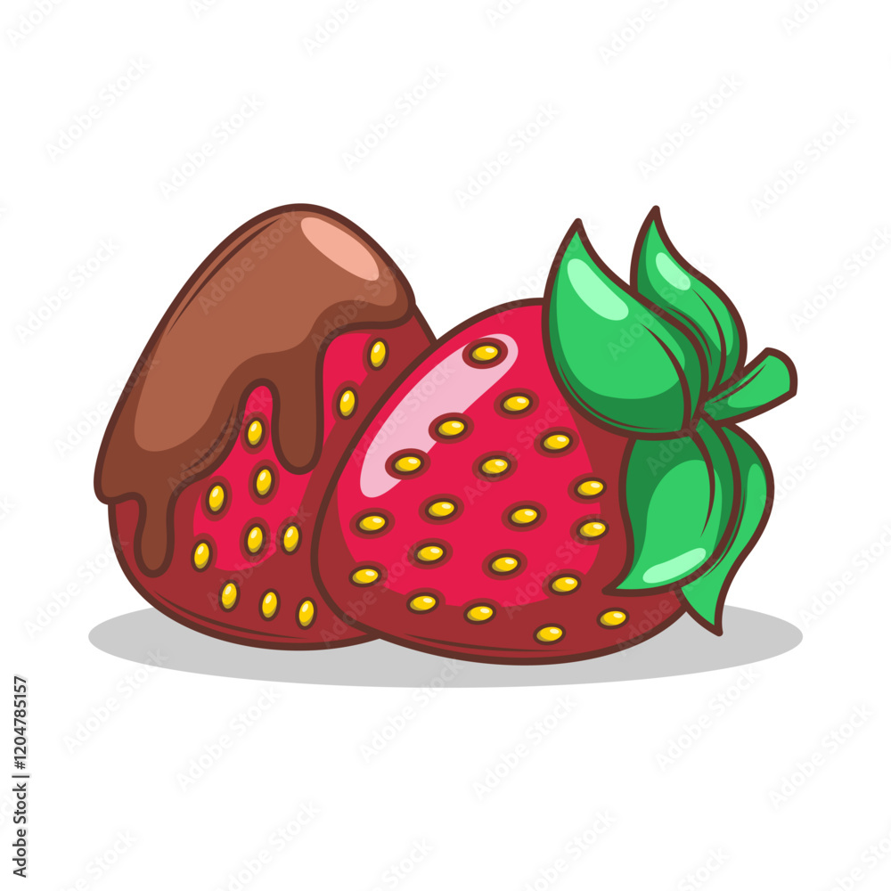hand draw strawberry fruit illustration art hand draw strawberry fruit illustration art