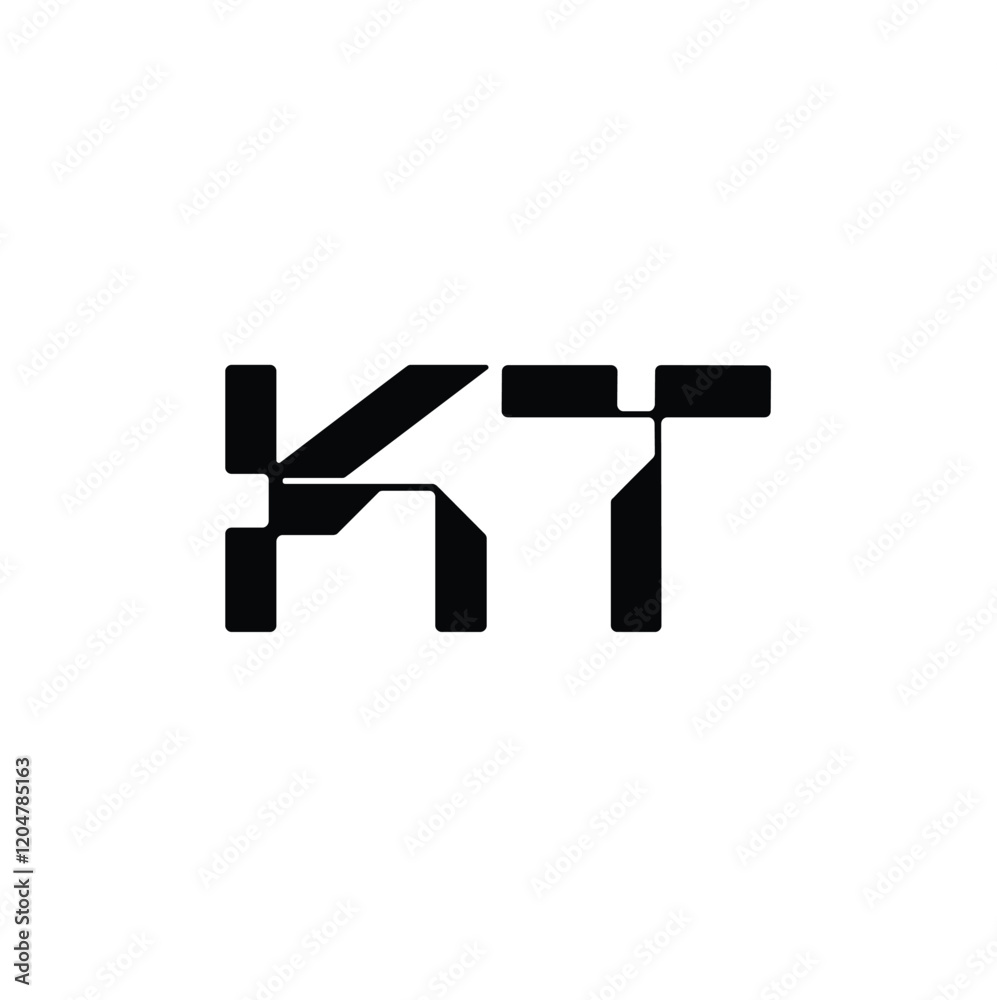 KT monogram logo design letter text name symbol monochrome logotype alphabet character simple logo KT monogram logo design letter text name symbol monochrome logotype alphabet character simple logo