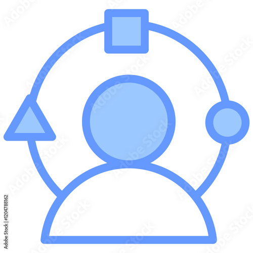 Adaptability Blue Icon