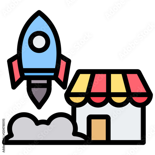 Startup Outline Color Icon