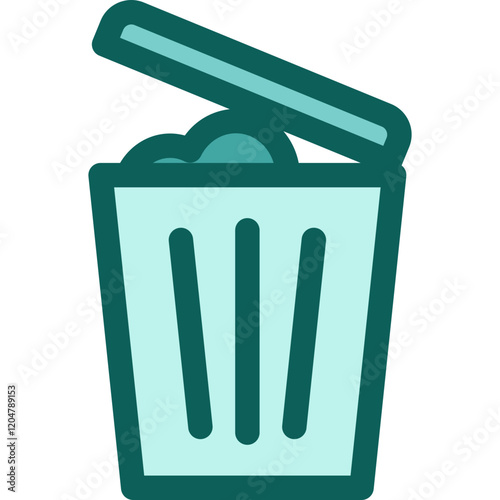 Waste solid icon