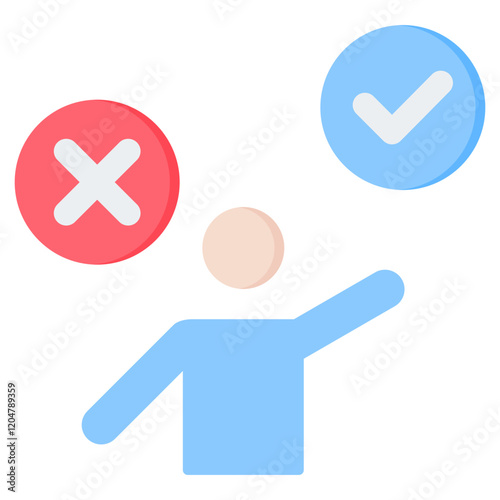 Decision Making Flat Icon