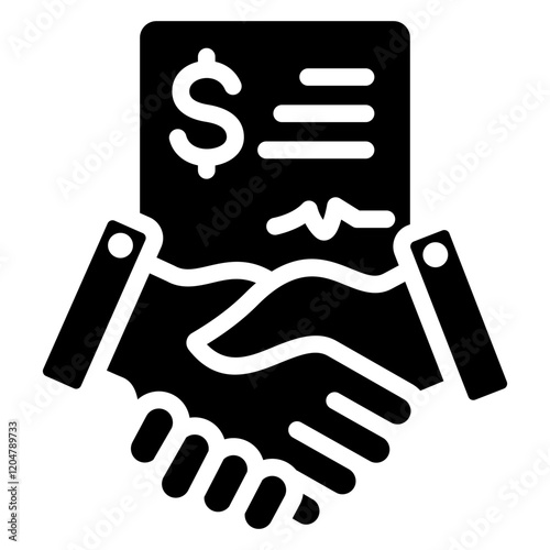 Negotiation Glyph Icon