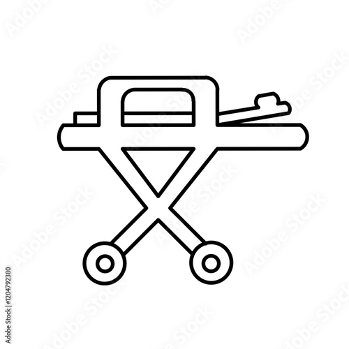 gurney ambulance icon