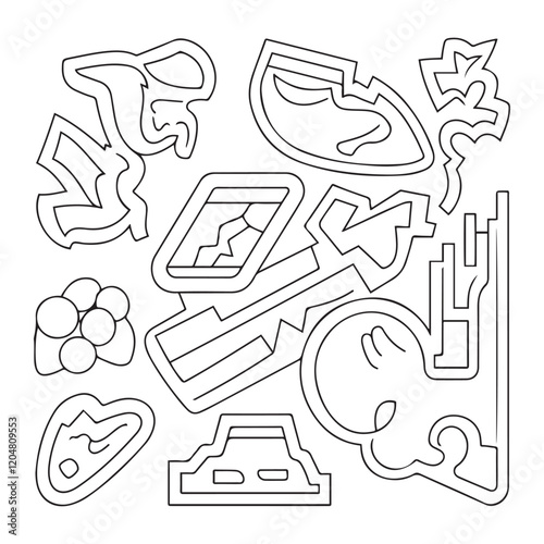 outline supplement vector icon. isolated black simple line element illustration from gym and fitness concept. editable vector stroke supplement icon on white background