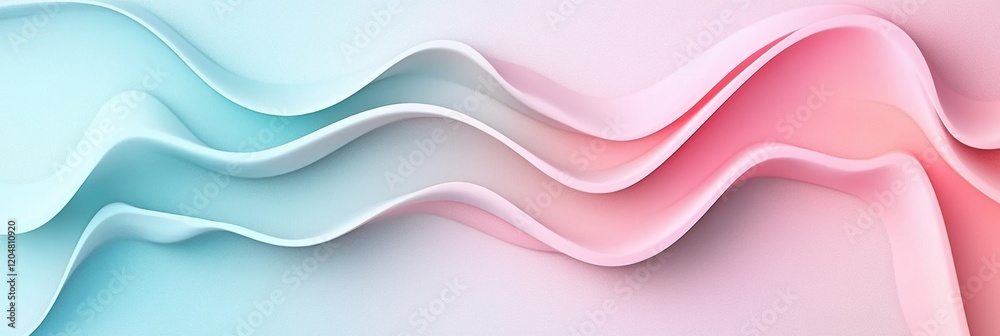 Fluid pastel waves create a calming background design for modern art projects or digital presentations. Generative AI Fluid pastel waves create a calming background design for modern art projects or digital presentations. Generative AI