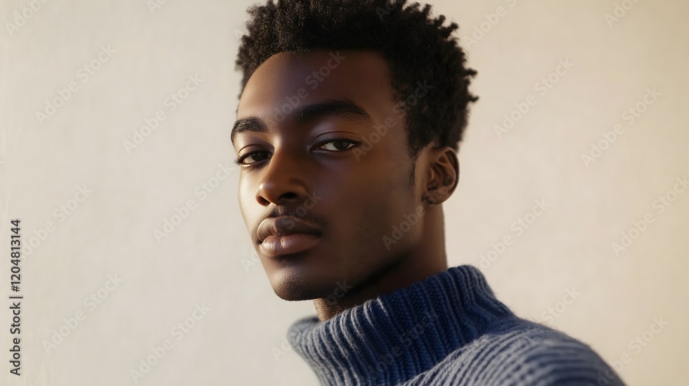 Obraz premium Portrait of a young man in a sweater