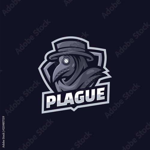Plague Doctor Logo Template