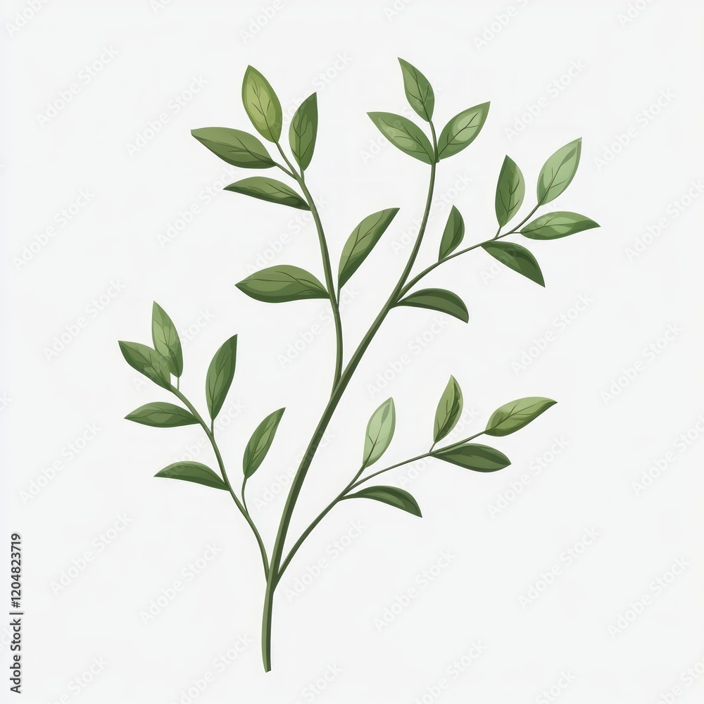 Chic herb seeds vector illustration Chic herb seeds vector illustration