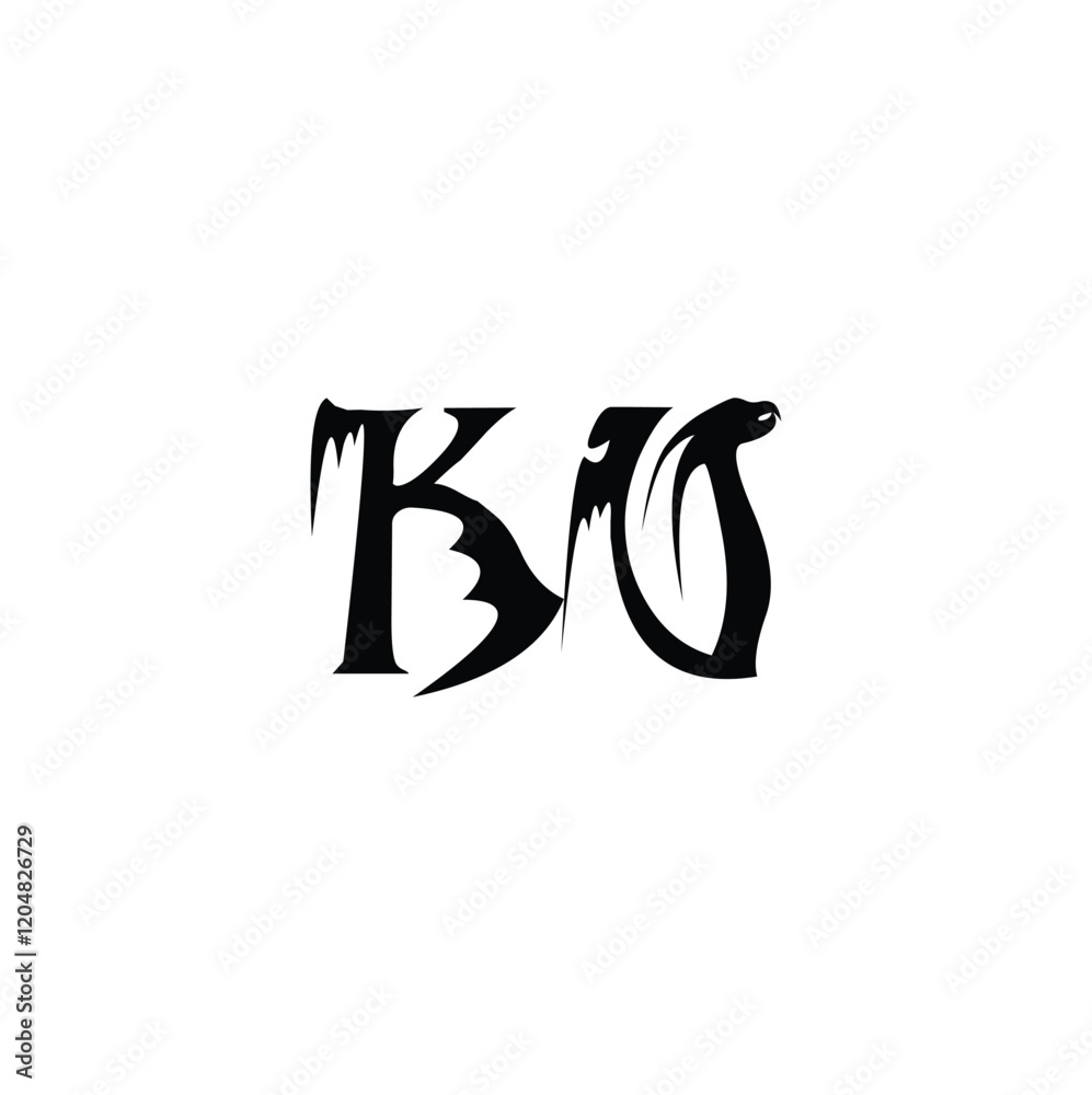 KU monogram logo design letter text name symbol monochrome logotype alphabet character simple logo KU monogram logo design letter text name symbol monochrome logotype alphabet character simple logo
