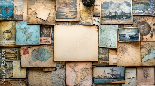 Vintage Travel Collage