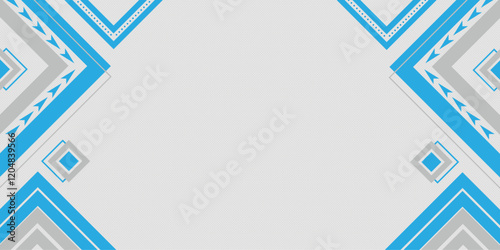 Modern abstract background for banner, poster, presentation, power point, flyer, futuristic, corporate, decoration | Abstract background with dotted line, arrow, rectangle shape with sky colour