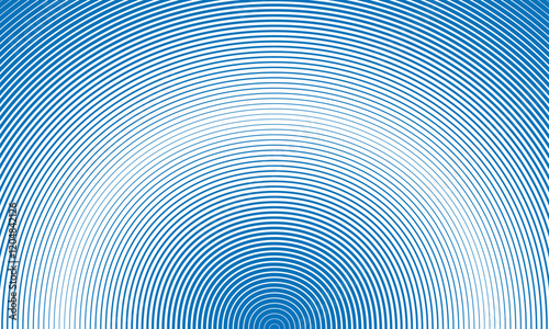 abstract trendy big to small blue circle line pattern perfect for background.