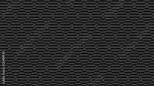 Triangle shape pattern background with line | Seamless pattern with geometric vector shape with black colour