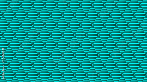 Triangle shape pattern background with line | Seamless pattern with geometric vector shape with cyan, blue colour