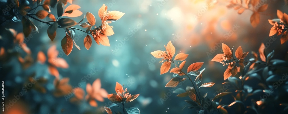 Gentle Nature Digital Concept with Soft Lighting, Generative AI Gentle Nature Digital Concept with Soft Lighting, Generative AI