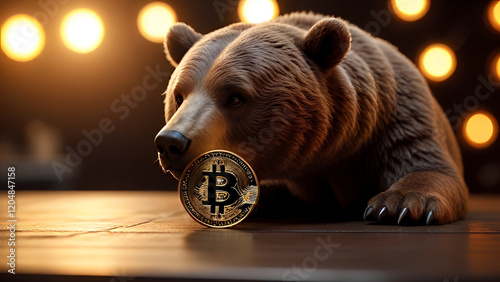 Bitcoin and Bear Reflection Generative AI