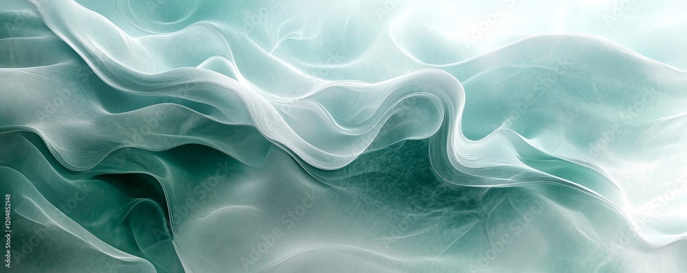 Gentle Nature Abstract Digital Background, Generative AI Gentle Nature Abstract Digital Background, Generative AI