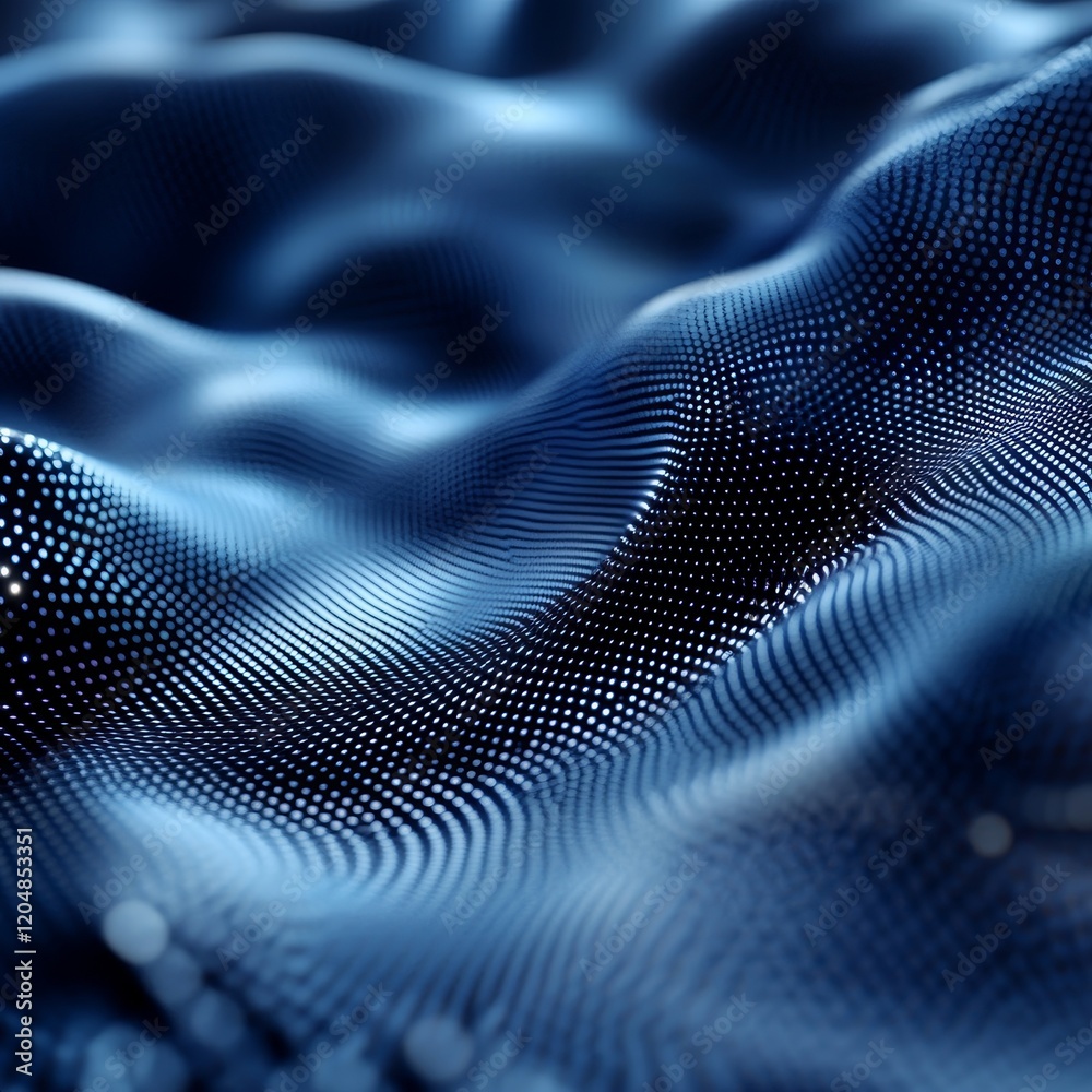 Blue Textured Surface Abstract Digital Concept, Generative AI Blue Textured Surface Abstract Digital Concept, Generative AI