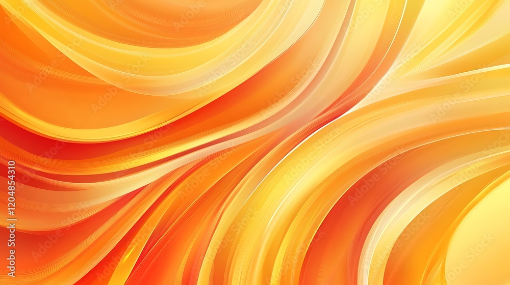 Abstract Orange Yellow Swirling Wave Design Abstract Orange Yellow Swirling Wave Design
