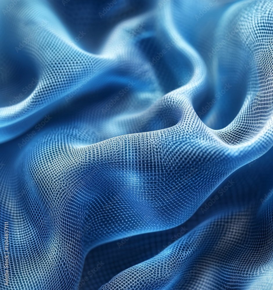 Blue Textured Surface Abstract Digital Background, Generative AI Blue Textured Surface Abstract Digital Background, Generative AI