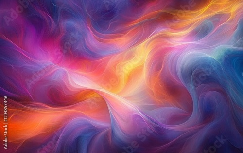 Wallpaper Mural Hypnotic Energy swirling in deep, vivid hues, Generative AI Torontodigital.ca