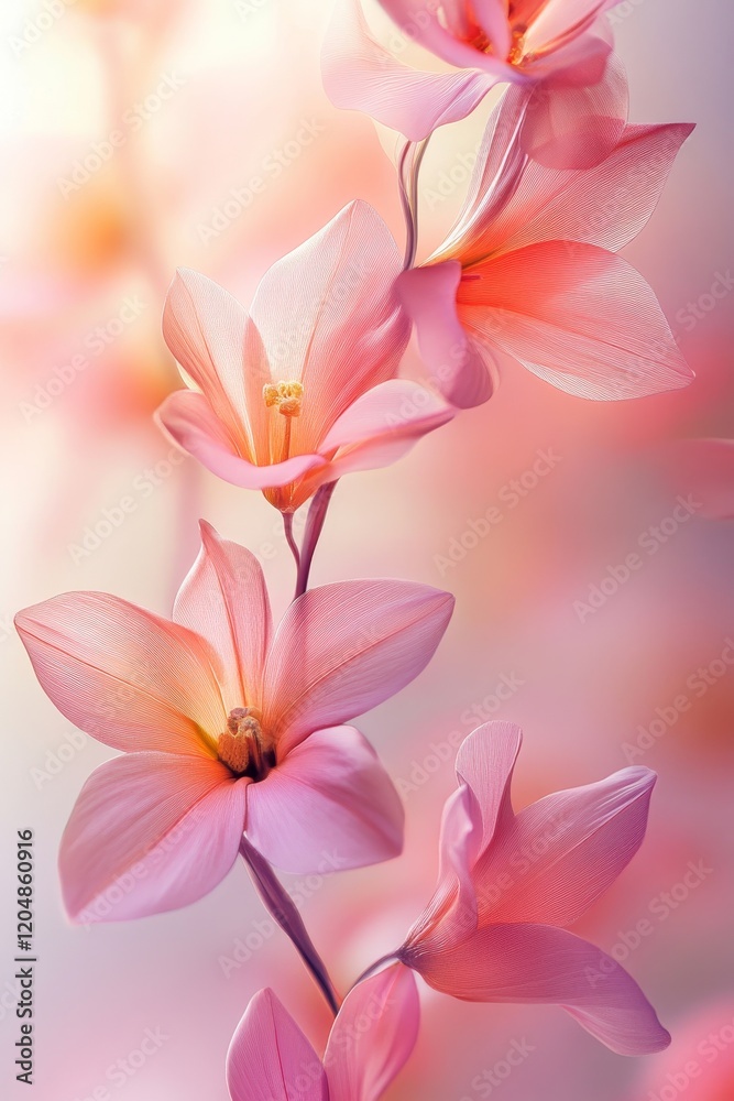 Gentle Nature Digital Background with Smooth Flow, Generative AI Gentle Nature Digital Background with Smooth Flow, Generative AI