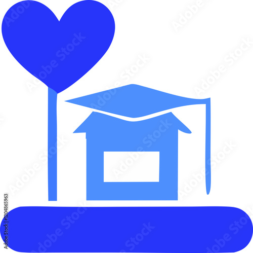 graduation svg icon