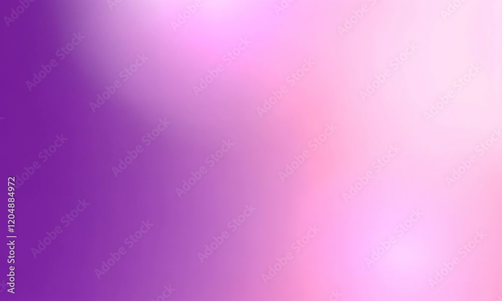 Soft pink and purple gradient background.
