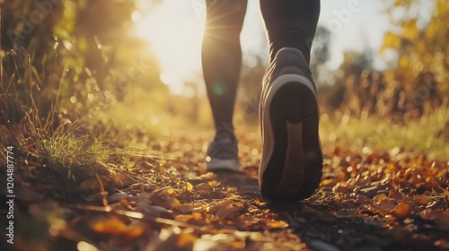 A person adopting healthy habits to prevent chronic health conditions, like exercising, eating well, and managing stress