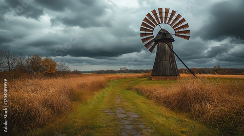 Windmill in a Field