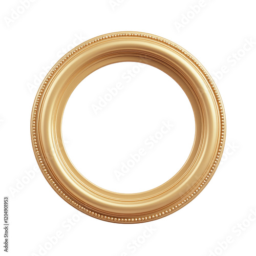 Elegant Gold Seal Frame with Beaded Edge for Accreditation